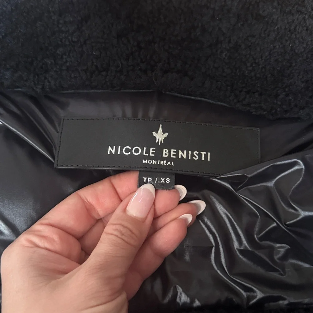 NEW NO TAG! Nicole Benisti Montaigne Shearling Coat - Picture 11 of 11